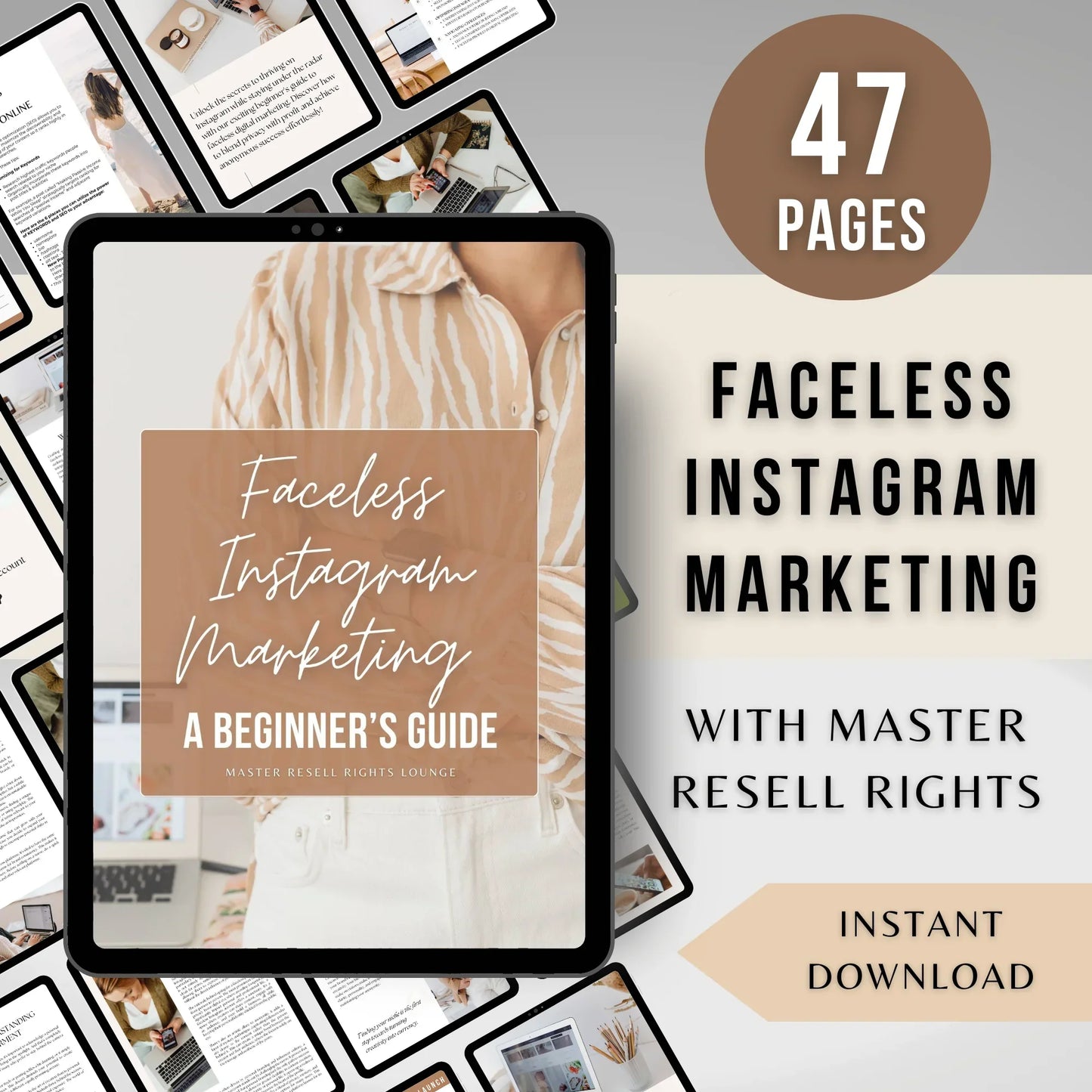 Faceless Instagram Marketing: A Beginner's Guide with MRR