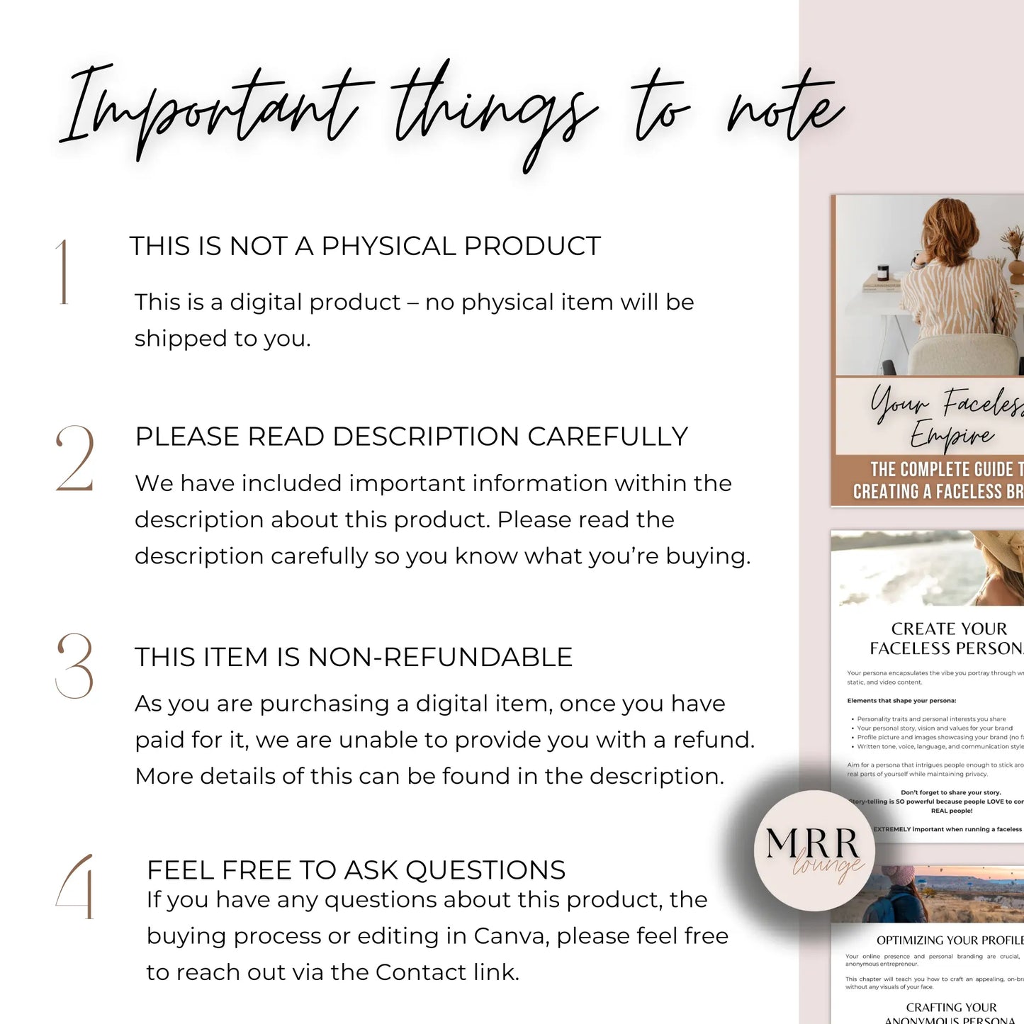 Your Faceless Empire: Your Guide to Creating a Faceless Brand with MRR & PLR