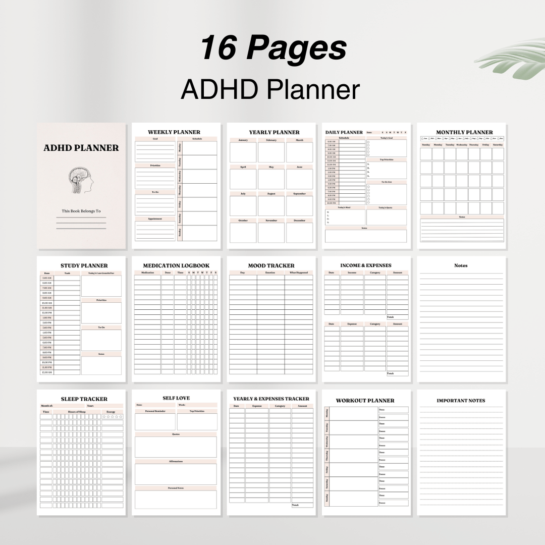 Mental Health Bundle: Planners &  Journals