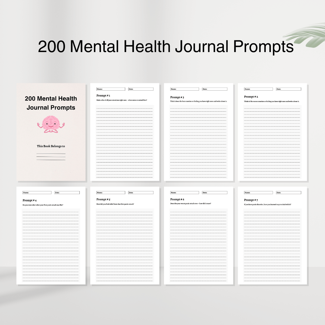 Mental Health Bundle: Planners &  Journals