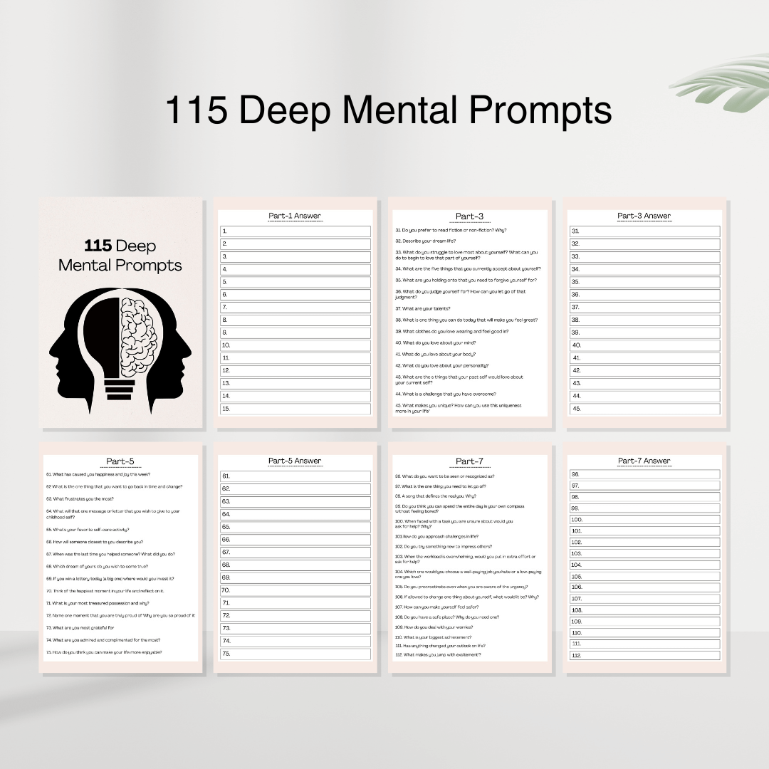 Mental Health Bundle: Planners &  Journals