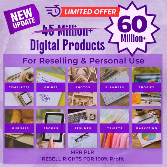 60 Million Digital Products Bundle