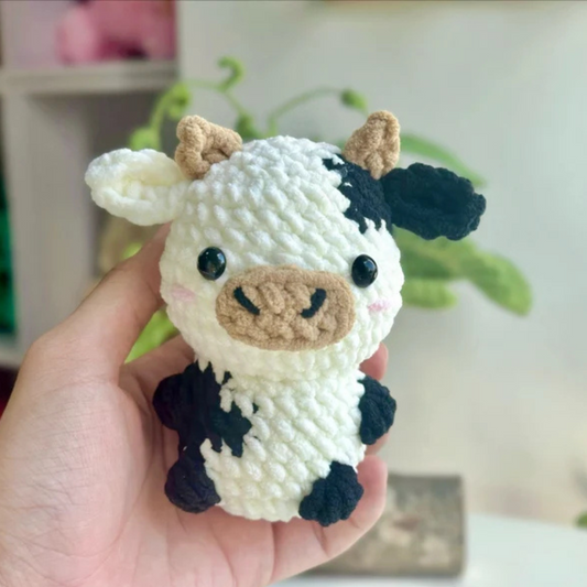 Cow No Sew Crochet Pattern -The Crochet Coven
