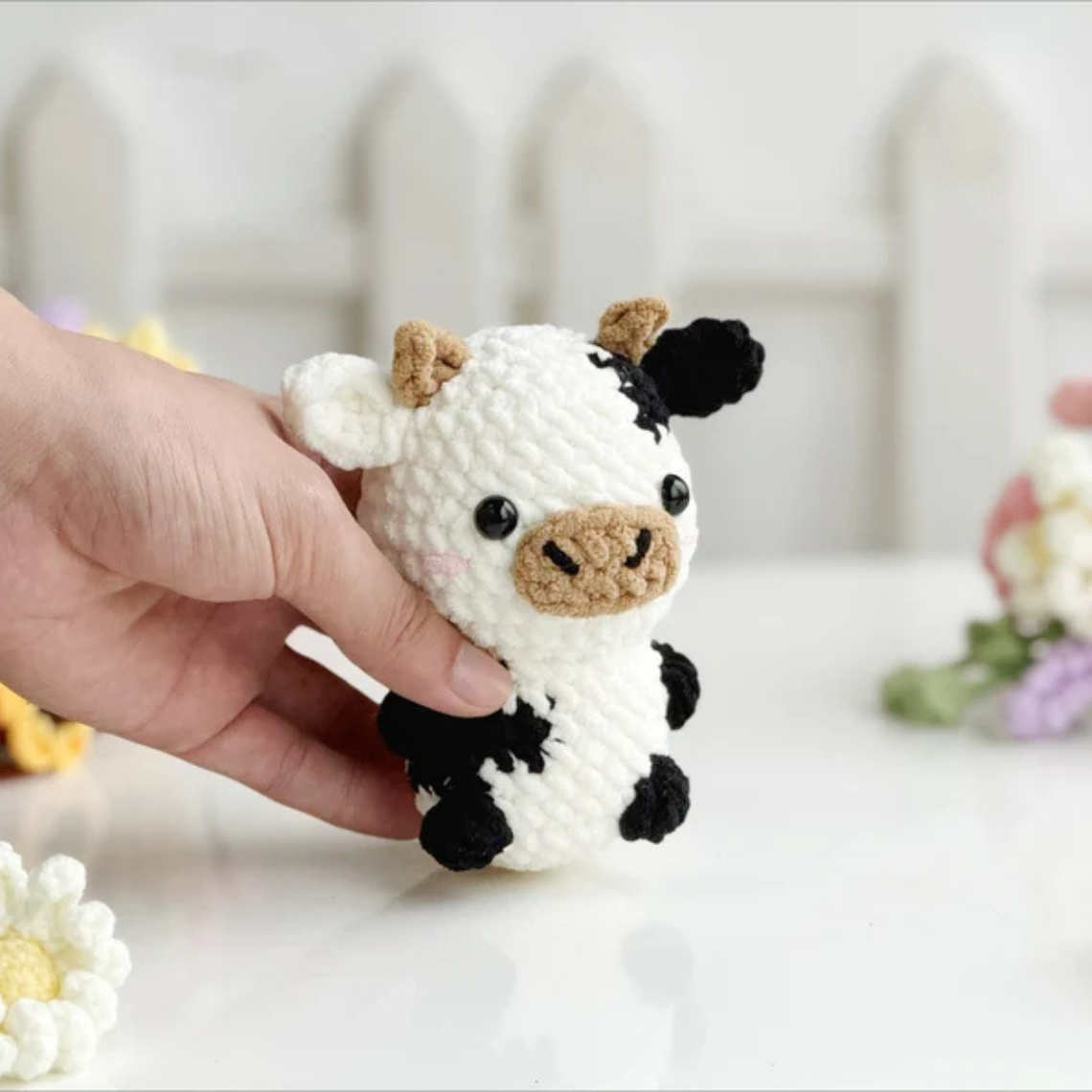 Cow No Sew Crochet Pattern -The Crochet Coven