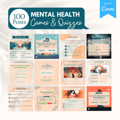 Mental Health Bundle - Social Media Templates