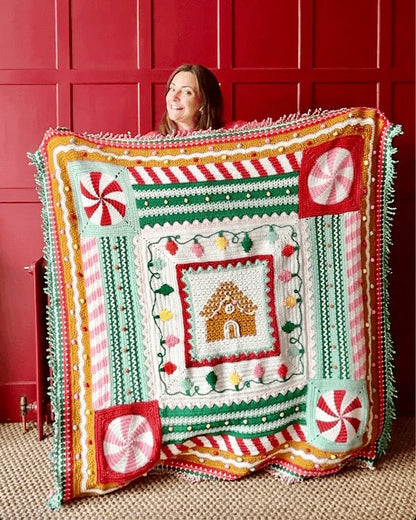 Gingerbread Blanket Yarn Pack, Free Pattern & Video - The Crochet Coven