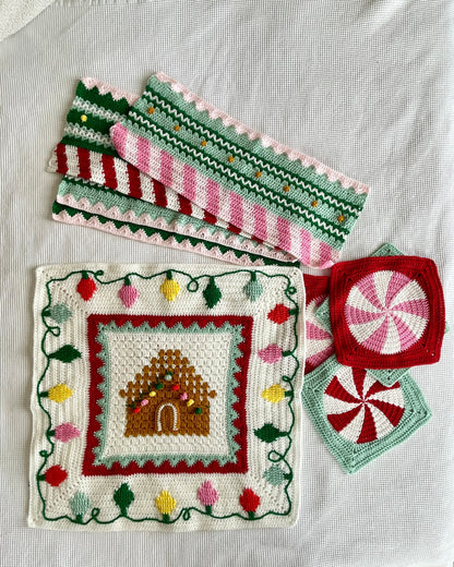 Gingerbread Blanket Yarn Pack, Free Pattern & Video - The Crochet Coven