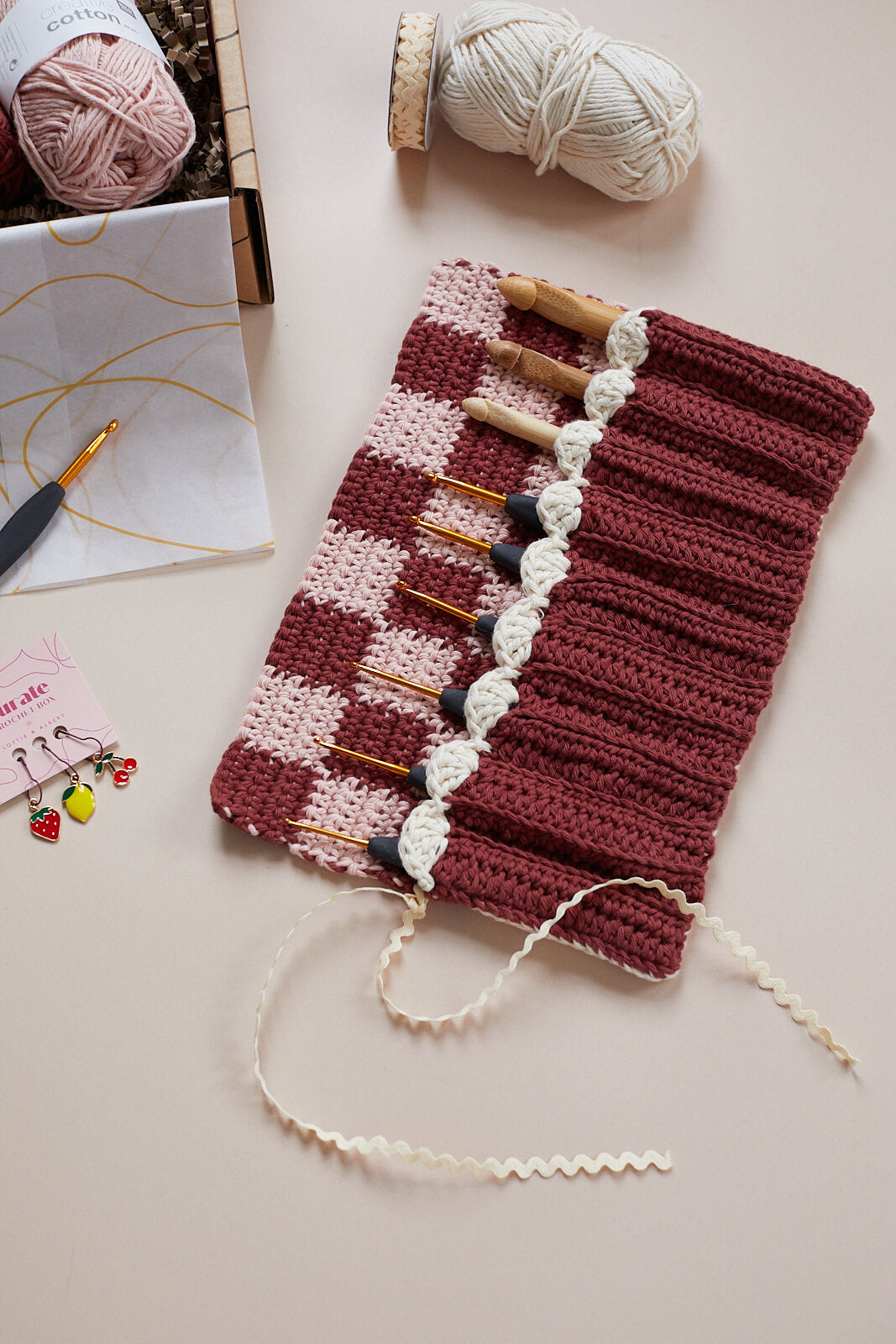 Life's A Picnic Hook Roll Pattern - The Crochet Coven