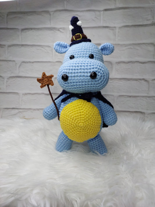 🦛 Magic Hippo- Included video tutorial!- The Crochet Coven