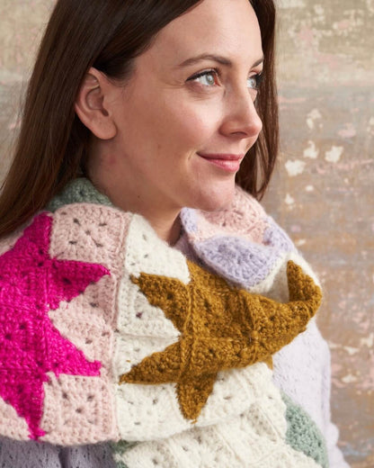 Patchwork Crochet Scarf Pattern - The Crochet Coven