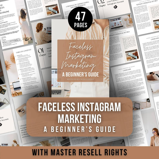 Faceless Instagram Marketing: A Beginner's Guide with MRR