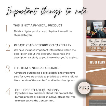 Zero Income Claim Guide: 100+ Done-For-You Hooks and Captions