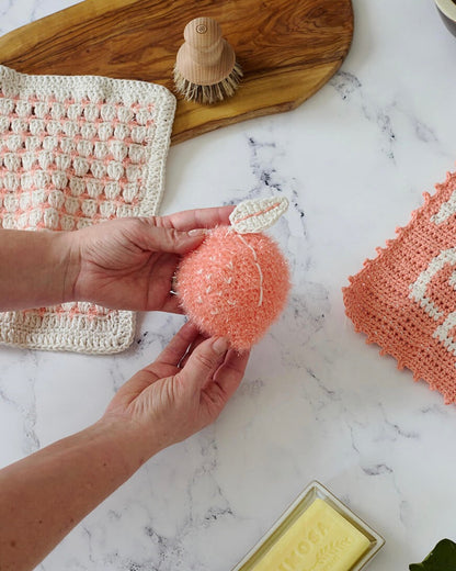 Peachy Clean Kit and Pattern - The Crochet Coven