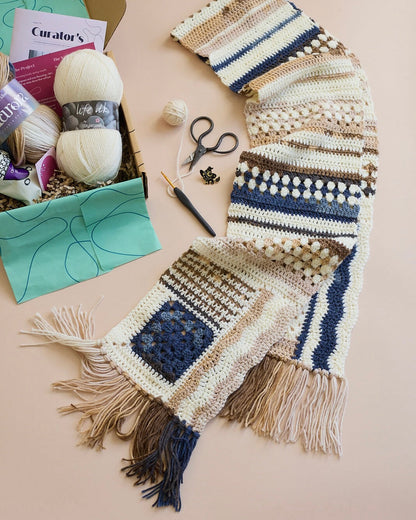 Discovery of Stitches Scarf Kit or Pattern - The Crochet Coven