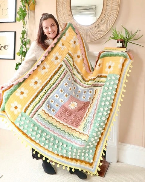 Blossom & Buds Blanket Yarn Pack, Free Pattern & Video - The Crochet Coven