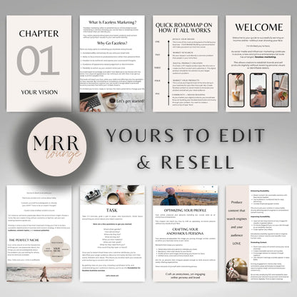 Your Faceless Empire: Your Guide to Creating a Faceless Brand with MRR & PLR