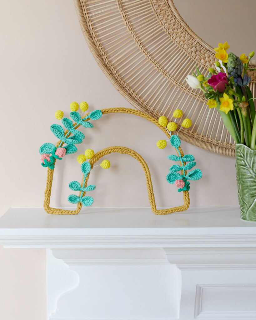 Blooming Lovely Wreath Kit or Pattern - The Crochet Coven