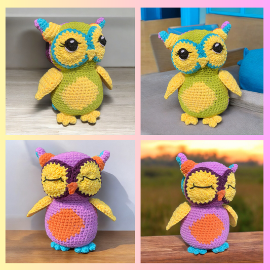 The two-faced owl. including video tutorial -The Crochet Coven