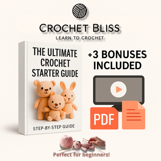 Complete Guide +2 Patterns Included+ 4 Bonus  patterns -The Crochet Coven
