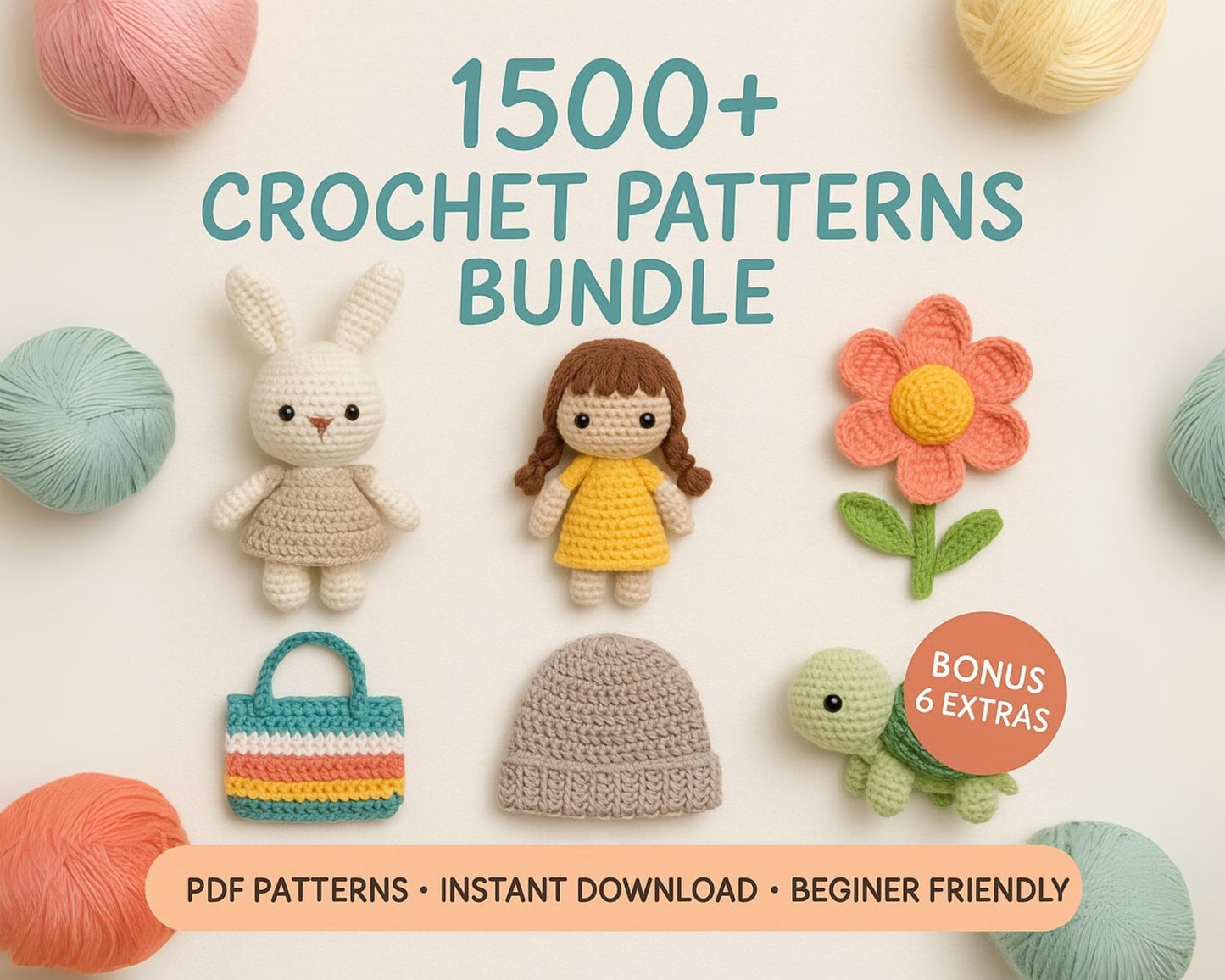 Crochet Pattern Bundle, 5,000+ Amigurumi Animals, Clothes Bags.. - The Crochet Coven