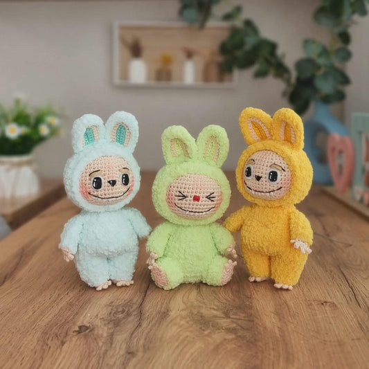 Smiling Bunny Crochet Pattern PDF -The Crochet Coven