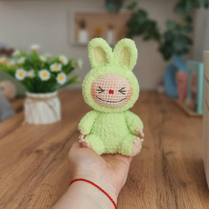 Smiling Bunny Crochet Pattern PDF -The Crochet Coven