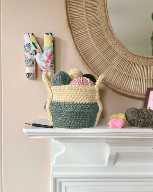 Harvest Moon Basket Pattern - The Crochet Coven