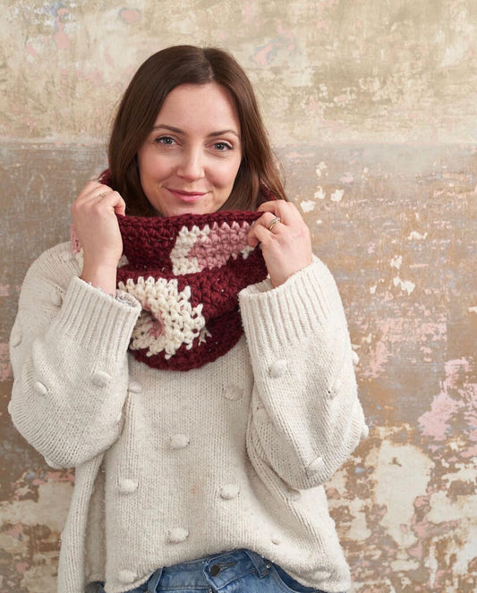 Leopard Print Cowl Pattern - The Crochet Coven