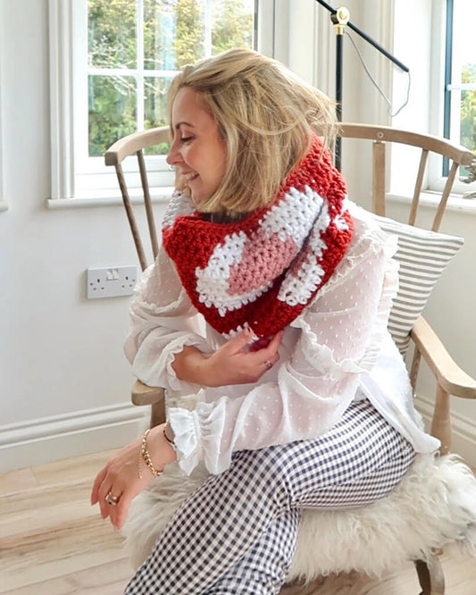 Leopard Print Cowl Pattern - The Crochet Coven