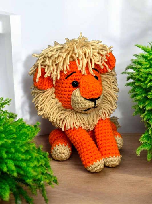 King of the Jungle Lion Including video tutorial -The Crochet Coven