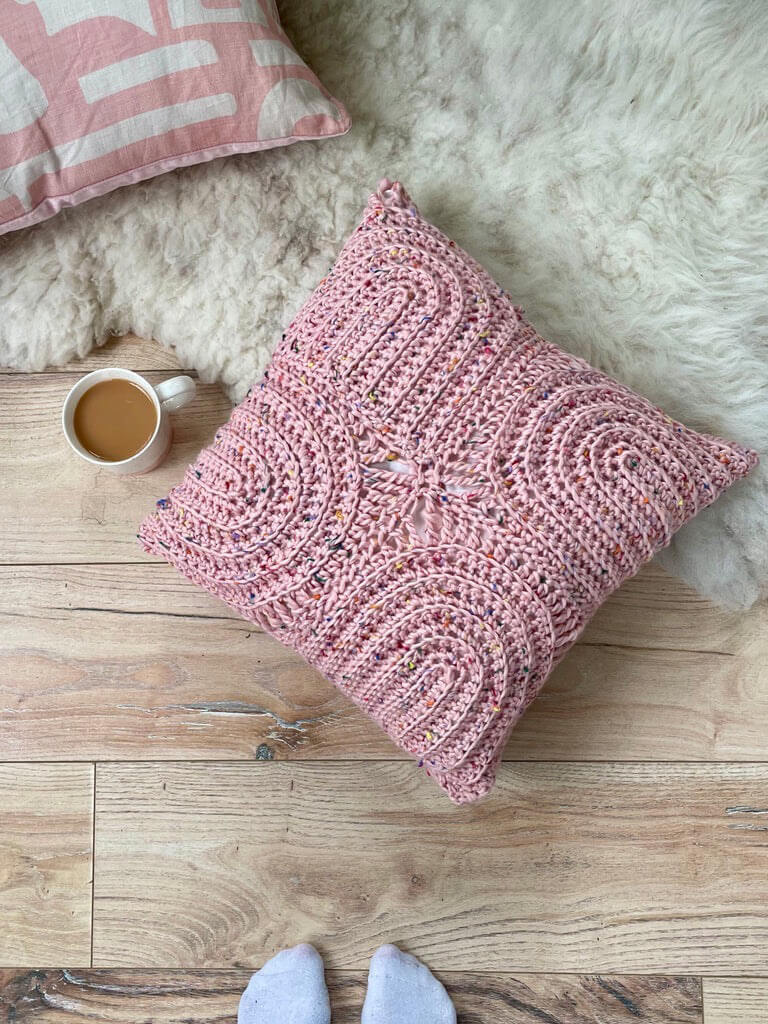 Over the Rainbow Cushion Pattern - The Crochet Coven