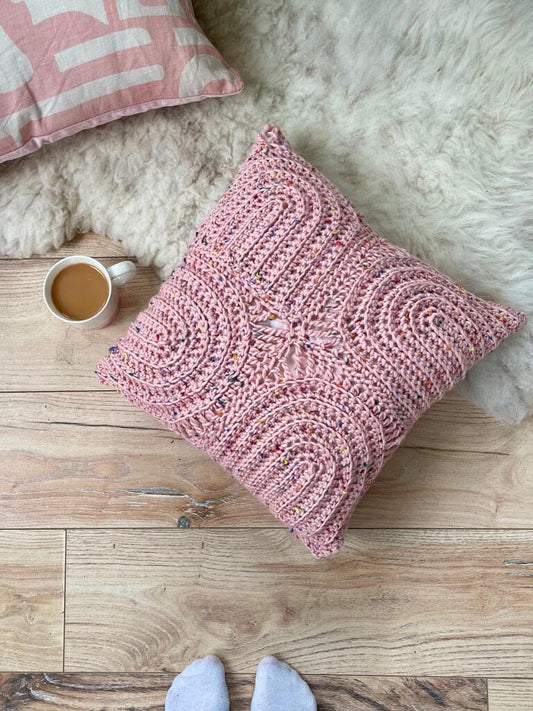 Over the Rainbow Cushion Pattern - The Crochet Coven