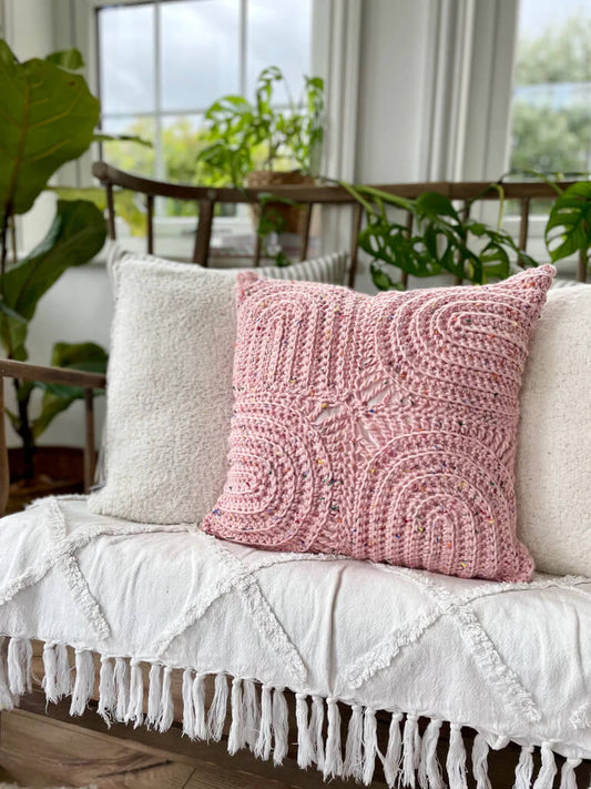 Over the Rainbow Cushion Pattern - The Crochet Coven