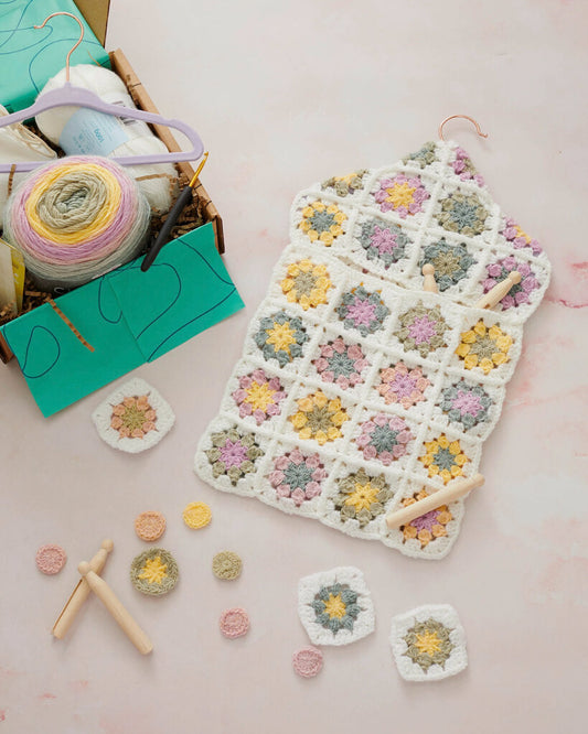 Peggy Sue Peg Bag Pattern or Kit - The Crochet Coven