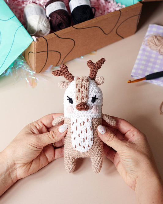 Ronnie the Reindeer pattern - The Crochet Coven
