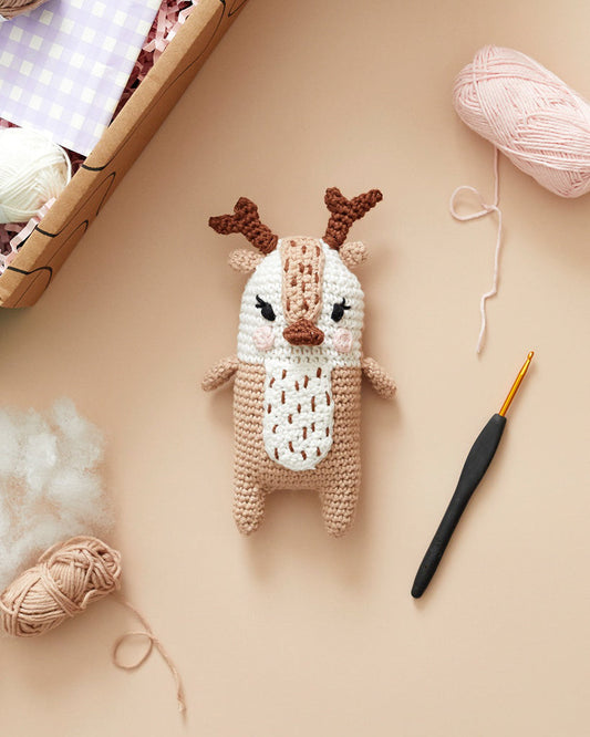 Ronnie the Reindeer pattern - The Crochet Coven