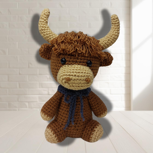 🐂 Highland Cuddly Cow -The Crochet Coven